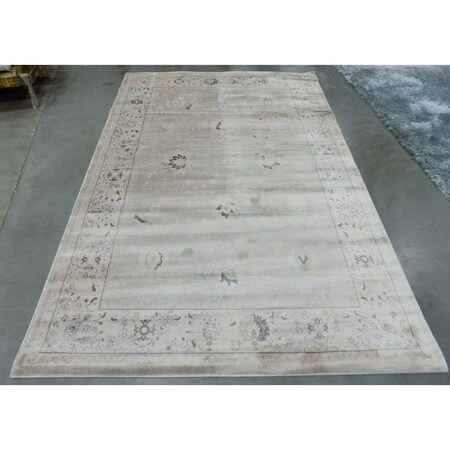 Safavieh 5 ft. 1 in. x 7 ft. 7 in. Vintage Rectangle Area Rug Light Grey & Ivory VTGB433D-5